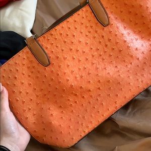 Cute coral tote